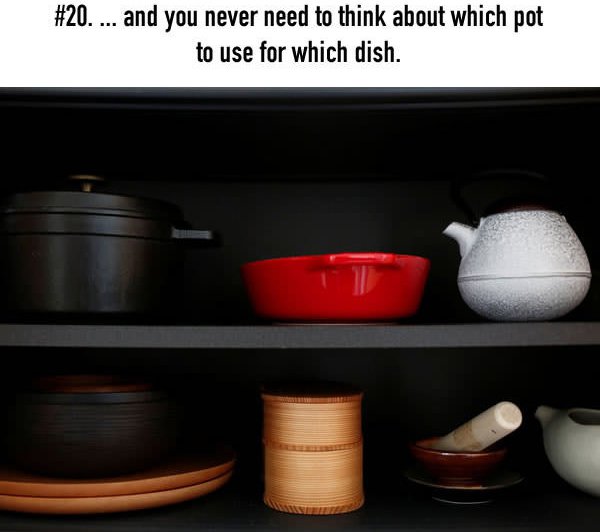 japanese minimalist never need to think about which pot to use