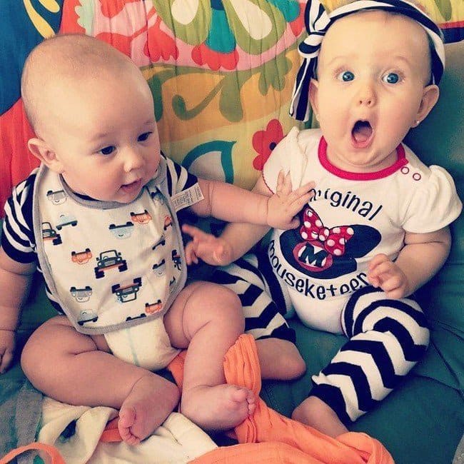kids photo fails pair babies chest