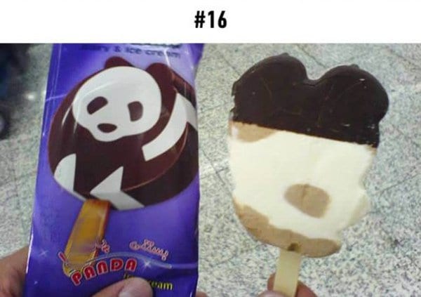 panda ice cream fail