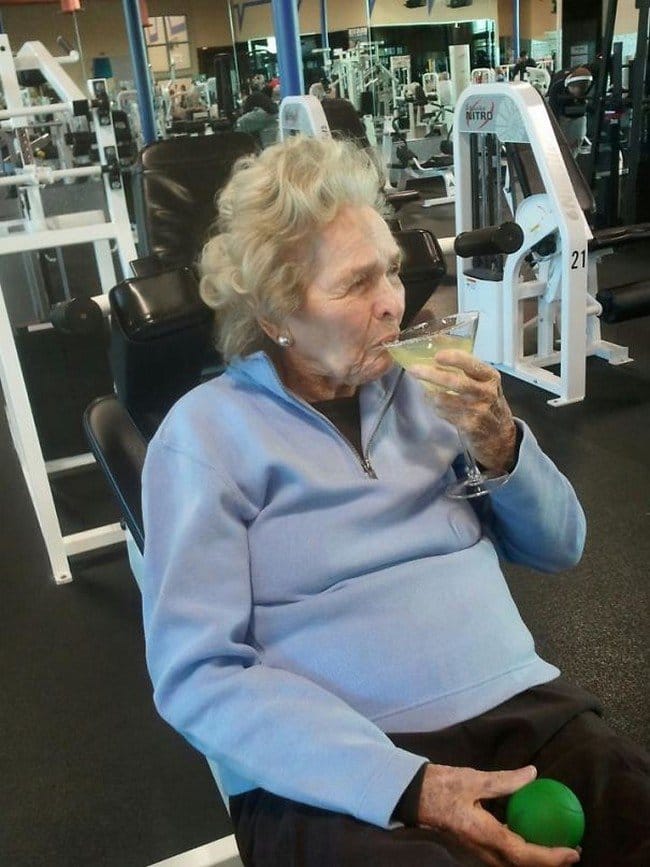 people who dont care lady gym cocktail