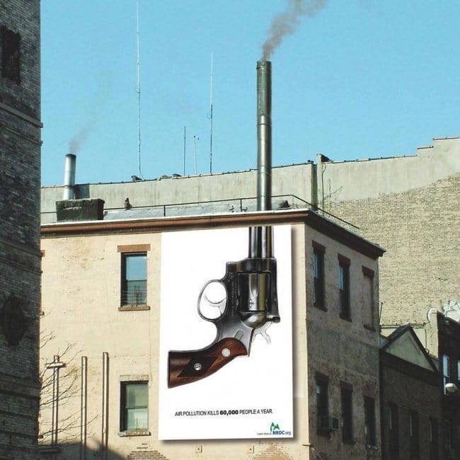 powerful advertising air pollution