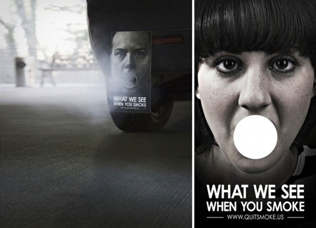 powerful advertising what we see when you smoke