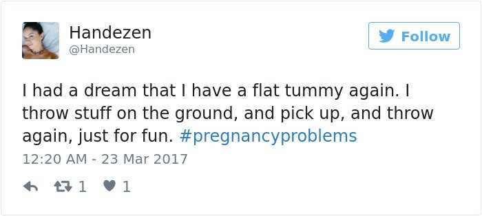 pregnancy tweets i have a dream
