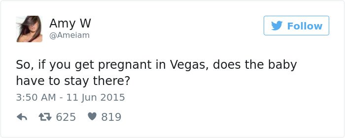 pregnancy tweets pregnant in vegas