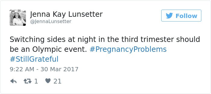 pregnancy tweets switching sides