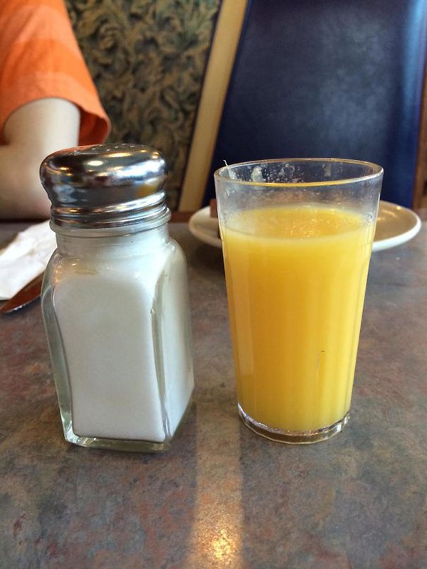 small orange juice