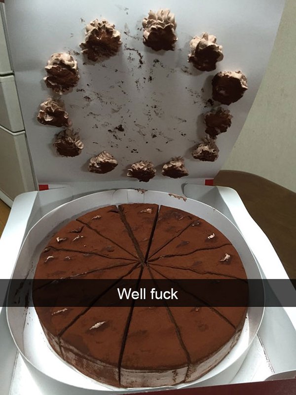 snapchat fails ruined cake