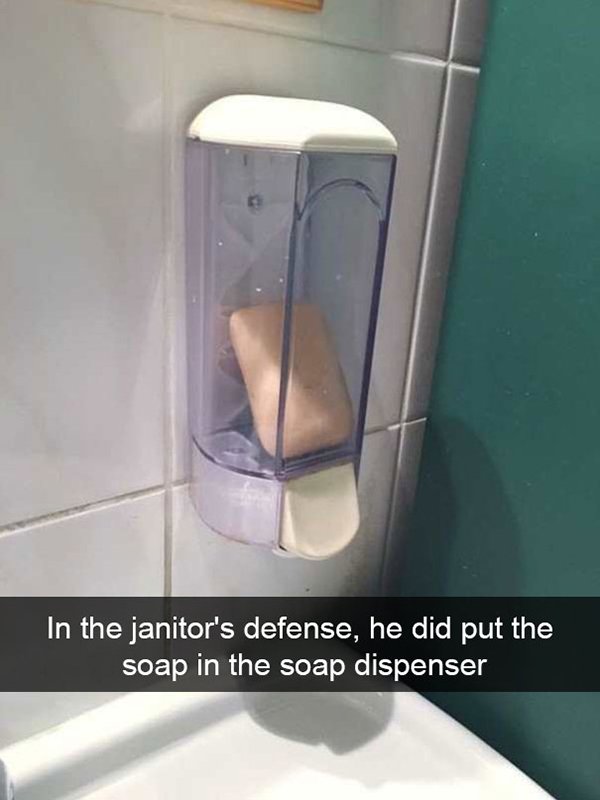 snapchat fails soap in dispenser