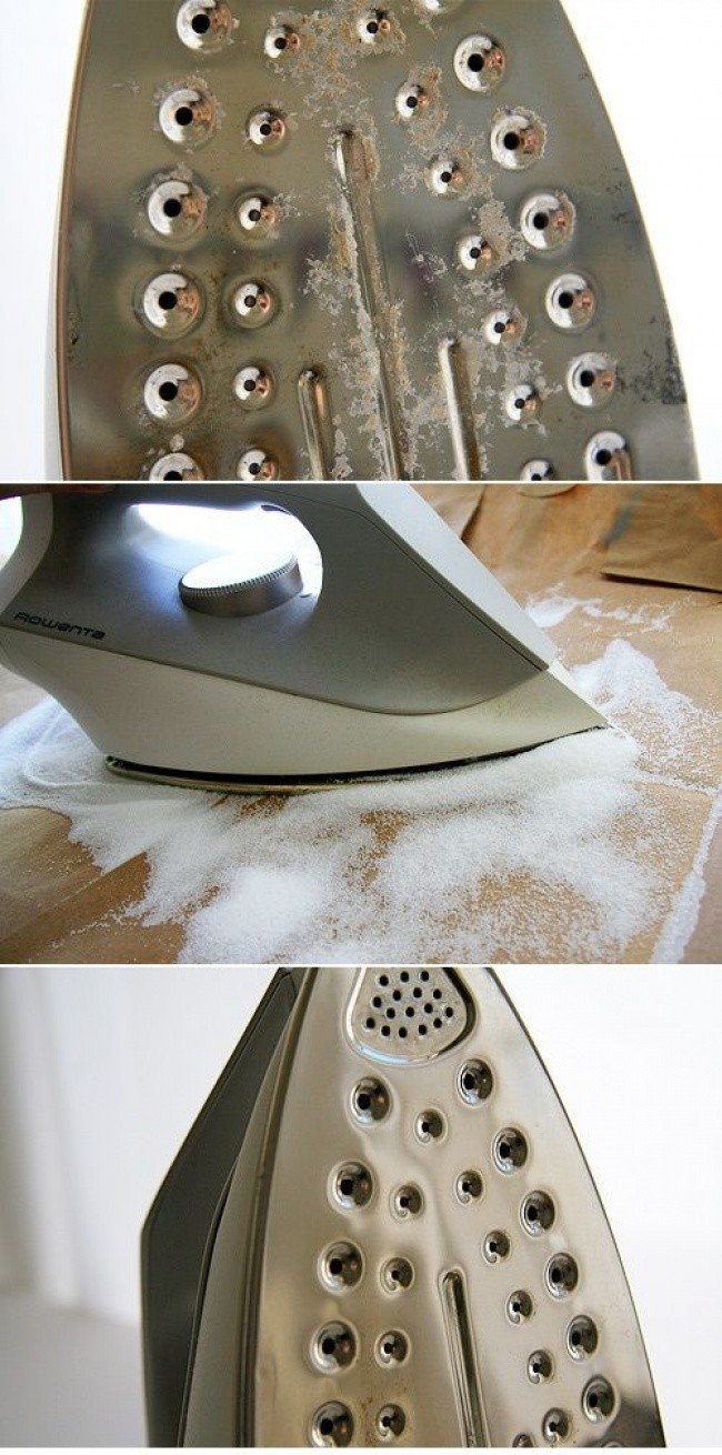 table salt hacks salt iron