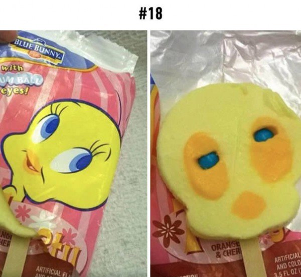 tweety bird lolly fail