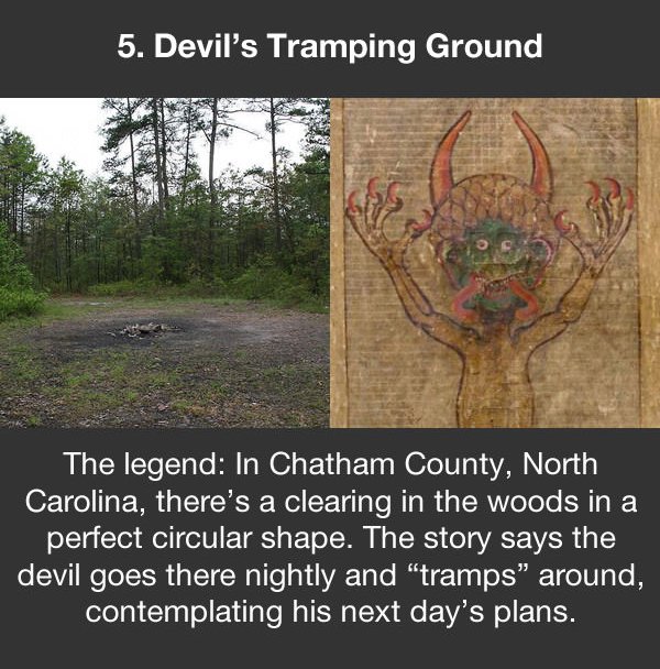 urban legends devils tramping ground