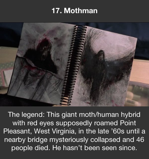 urban legends mothman