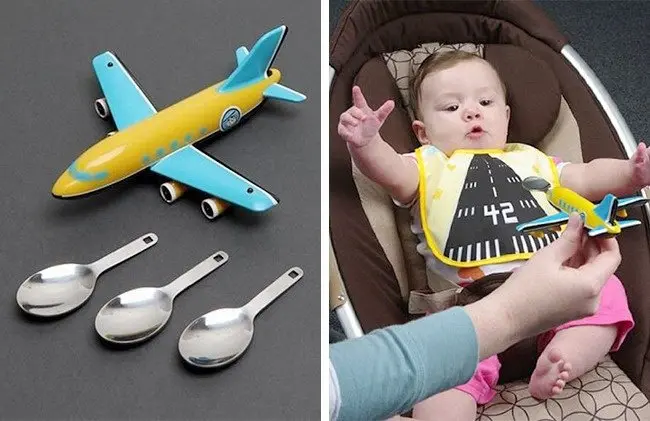 aeroplane spoon