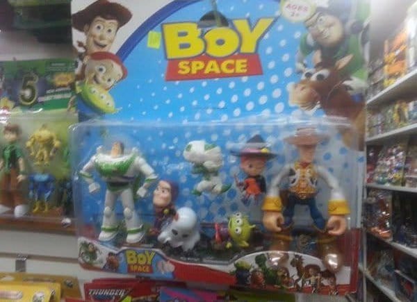 boy space toy story rip off