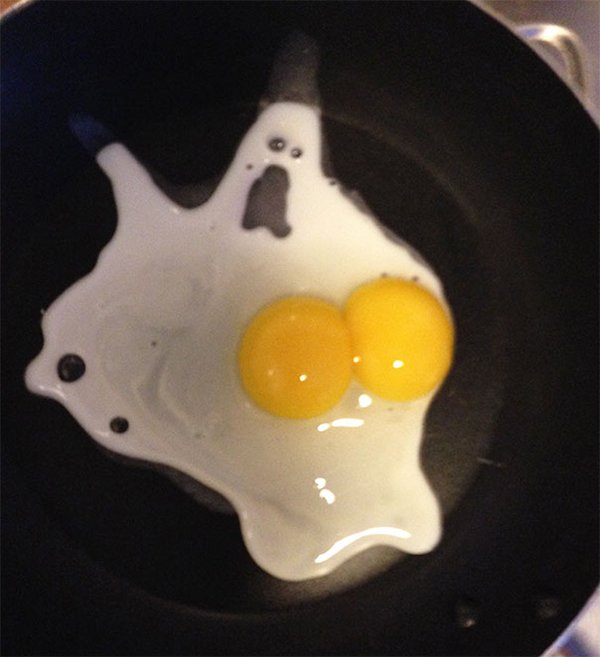 faces everyday objects egg ghost