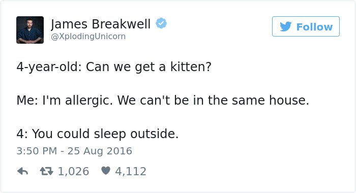 funny kid tweets can we get a kitten