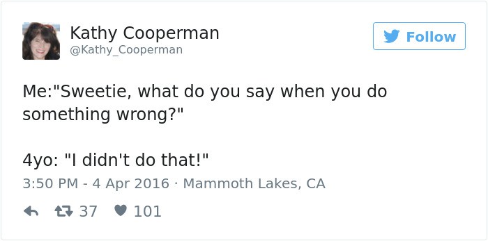 funny kid tweets what do you say when you do something wrong