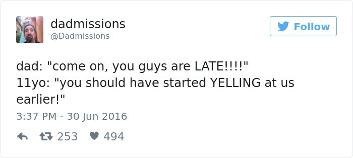funny kid tweets you guys are late