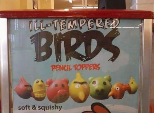 ill tempered birds angry birds knock off
