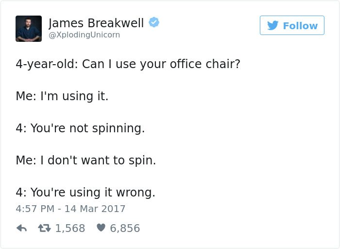 james breakwell tweets office chair