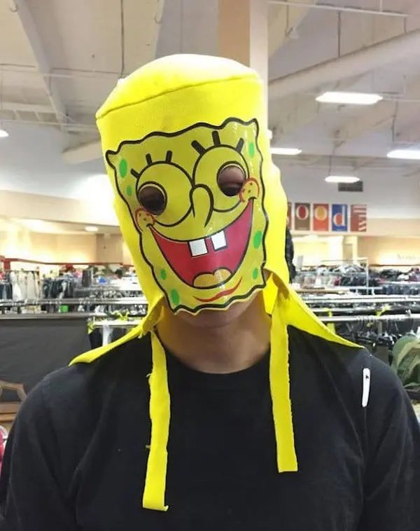 mask spongebob knock off