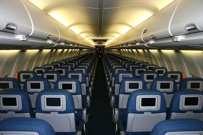 seating on plane