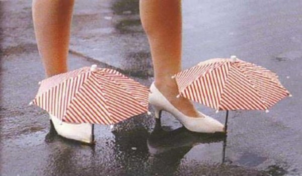 shoe-umbrellas