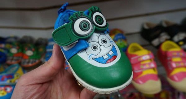 spongebob minion shoes knock off