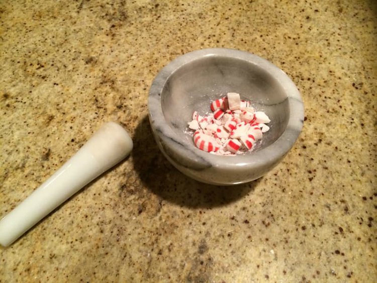 use leftover candy to make hot chocolate