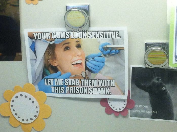 your gums look sensitive meme