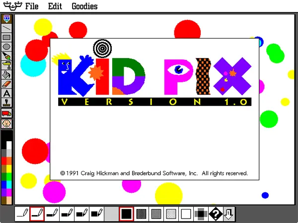 90s Nostalgia kid pix