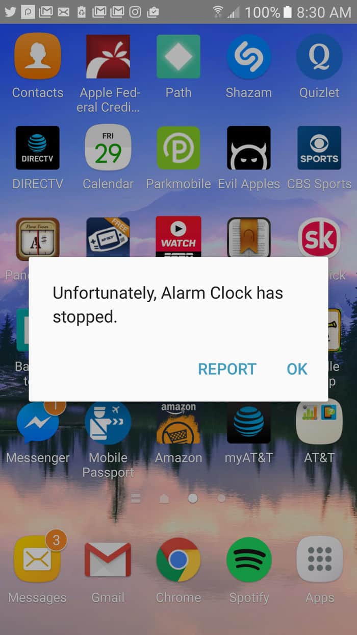 Annoying Things alarm clock has stopped