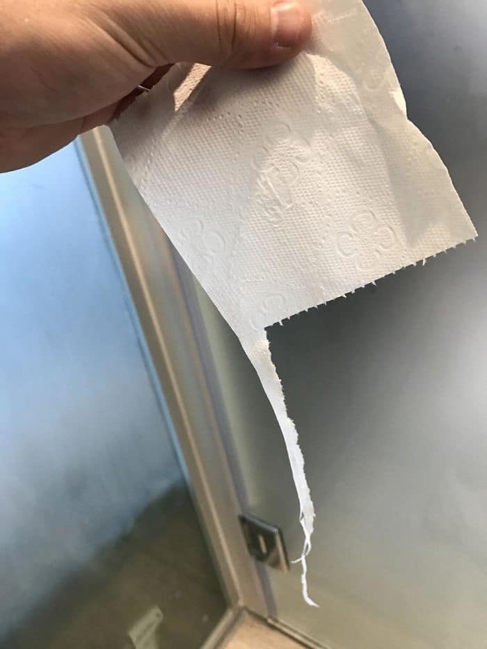 Annoying Things toilet paper uneven rip