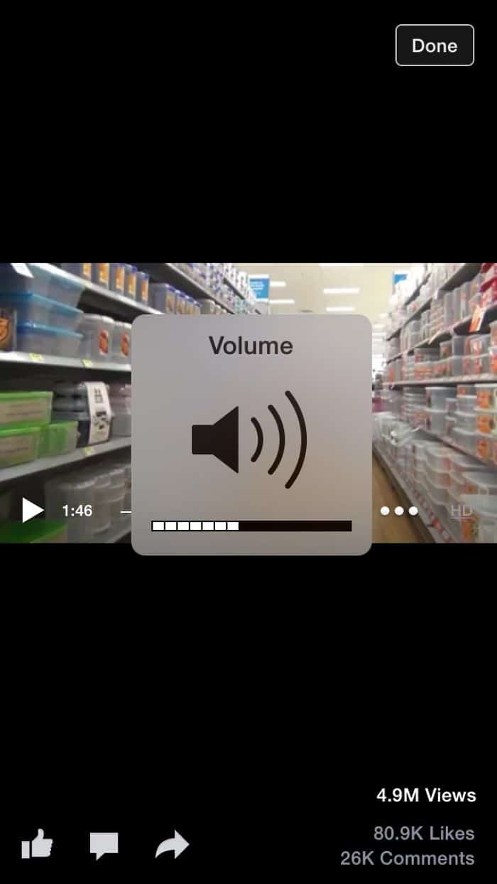 Annoying Things volume control in the way