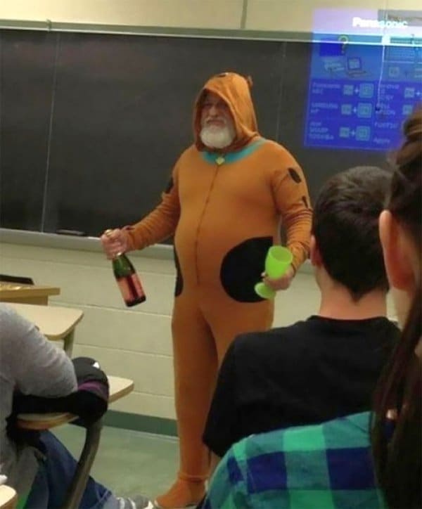 Best Teachers dressed as scooby doo