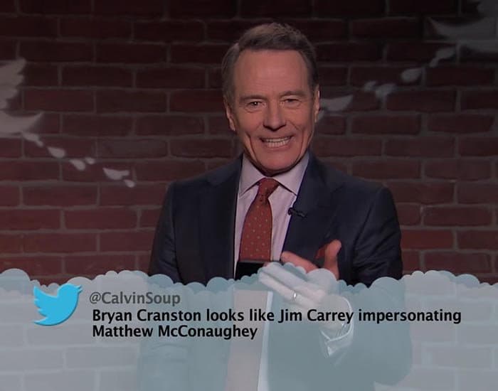 Brutal Tweets About Celebrities bryan cranston