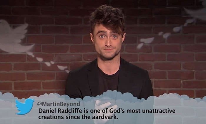 Brutal Tweets About Celebrities daniel radcliffe