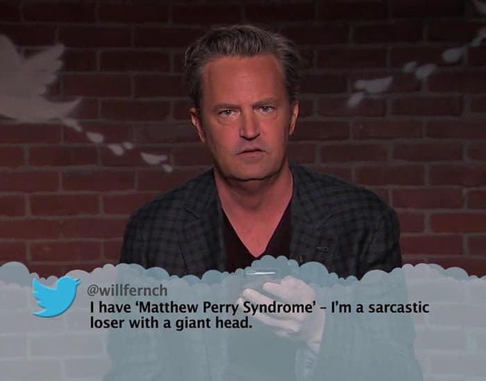 Brutal Tweets About Celebrities matthew perry