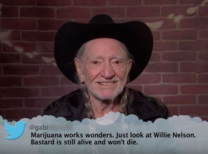 Brutal Tweets About Celebrities willie nelson