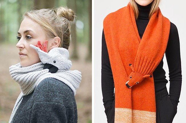 Cool Stuff animal scarf