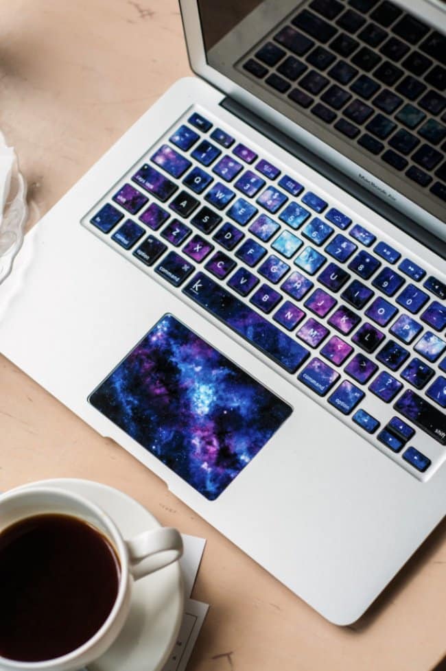 Cool Stuff cosmic keyboard stickers