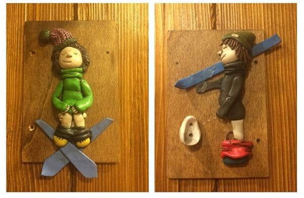 Creative Bathroom Signs skiers slovakia