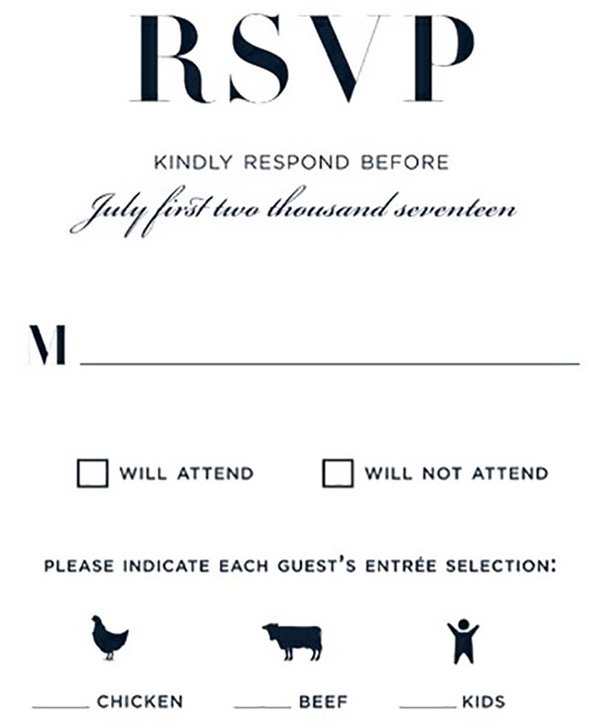 Funny Design Fails rsvp