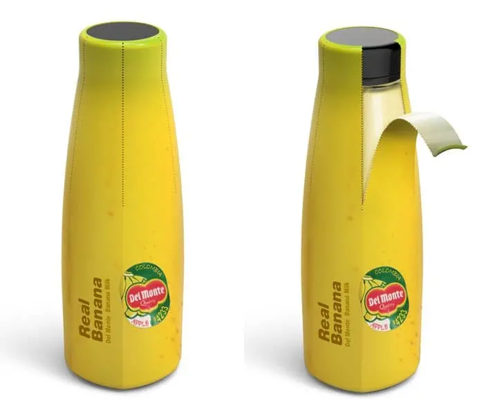 Genius Food Packaging Designs bannana milk