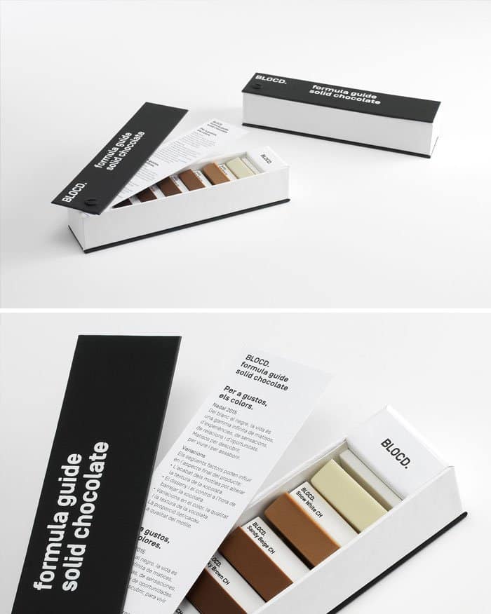 Genius Food Packaging Designs chocolate pantone