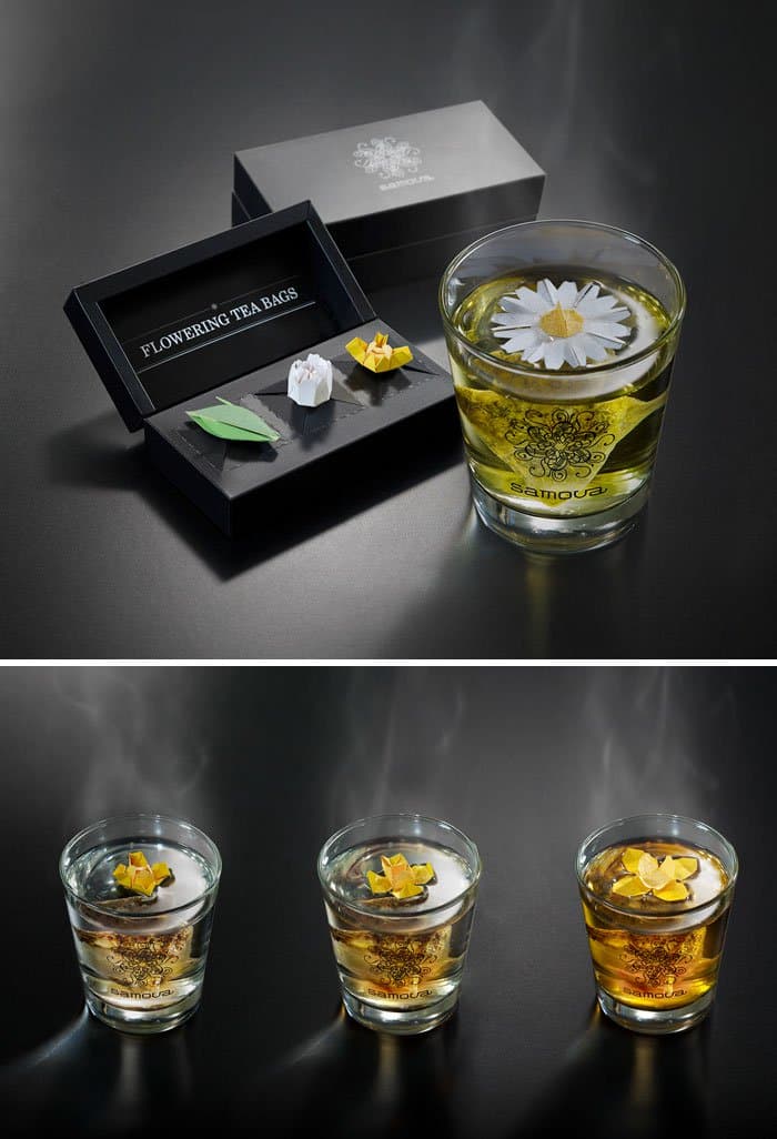 Genius Food Packaging Designs flowering tea