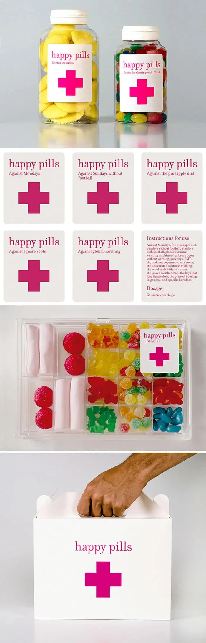 Genius Food Packaging Designs happy pills