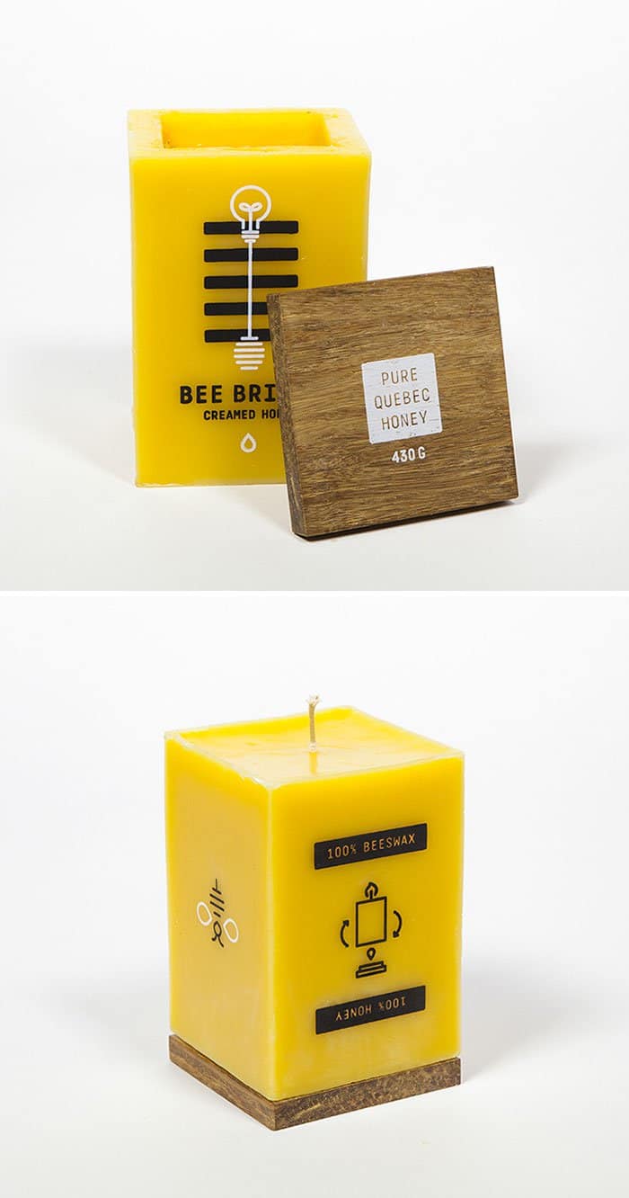 Genius Food Packaging Designs honey beeswax