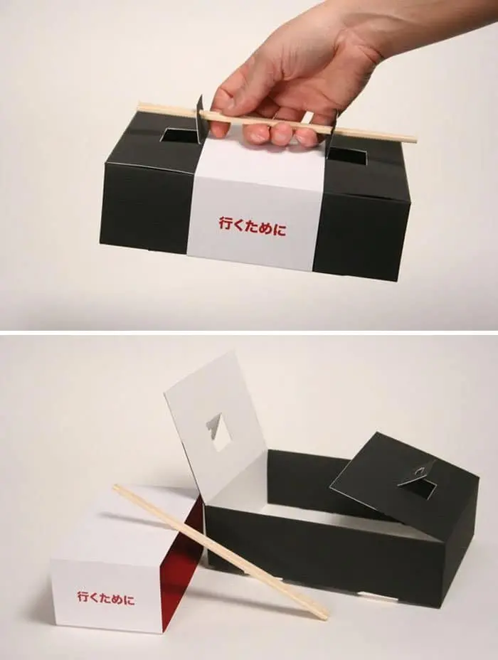 Genius Food Packaging Designs sushi to go box