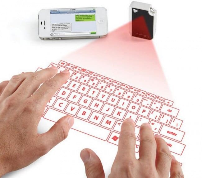 Incredible Inventions laser projected keyboard